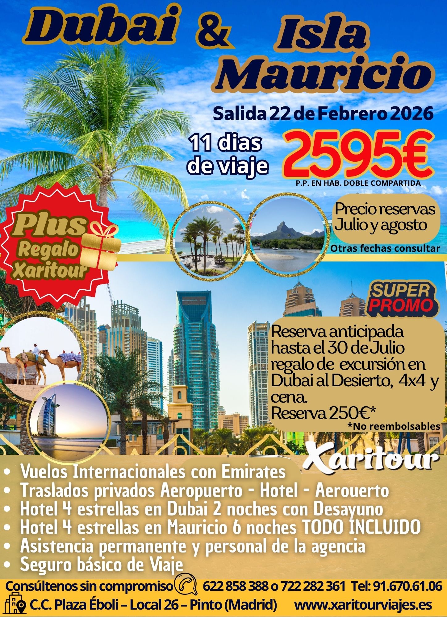 cartel dubai mauricio oferta julio
